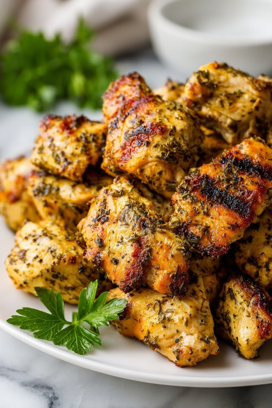 Garlic Butter Chicken Bites Recipe