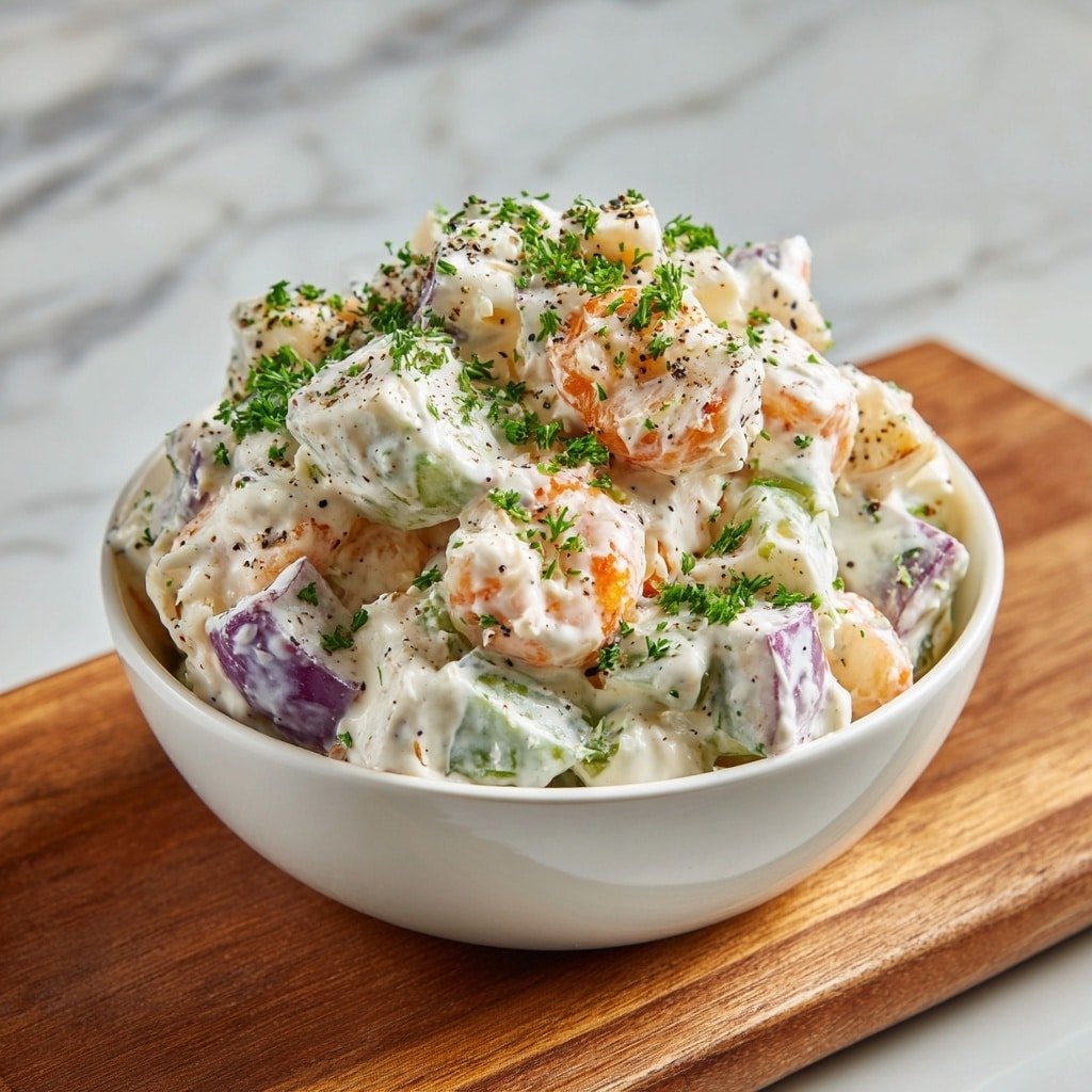 Crab Seafood Salad with Dill and Old Bay Recipe - Article Image 1 — Crab Seafood Salad with Dill and Old Bay, easy seafood salad recipe, healthy crab salad, dill seafood salad, Old Bay crab salad