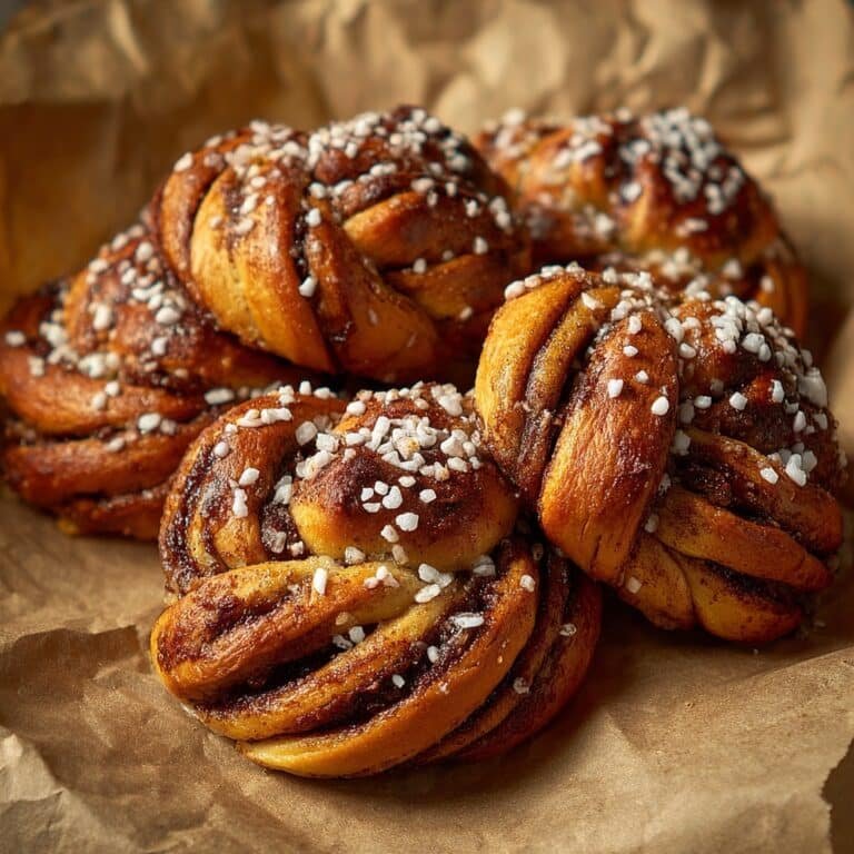 Cinnamon Knots with Coffee Glaze Recipe