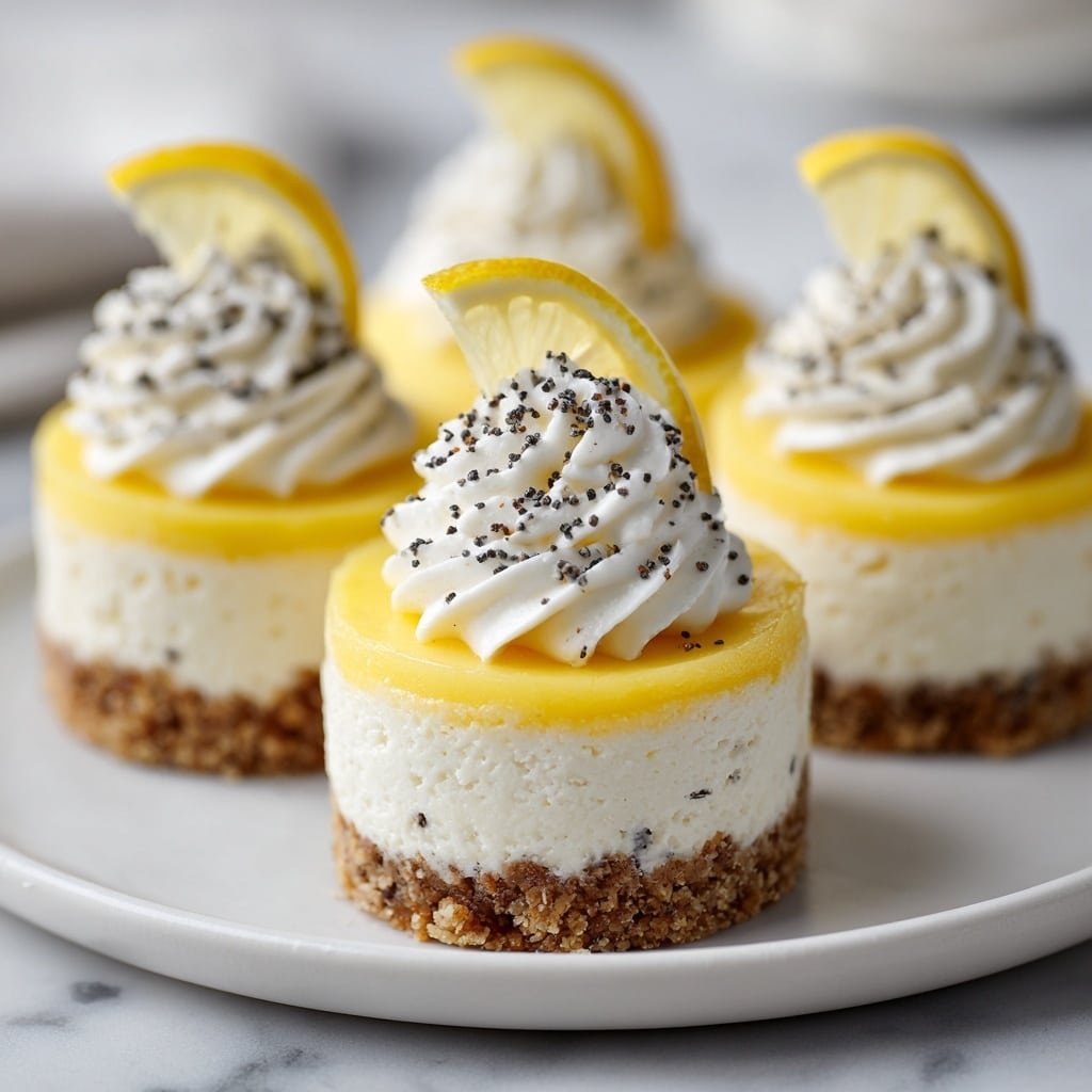 Lemon Cheesecake Minis Recipe - Article Image 2 — Lemon Cheesecake Minis, lemon cheesecake dessert, mini cheesecake recipes, citrus cheesecake bites, easy lemon cheesecake