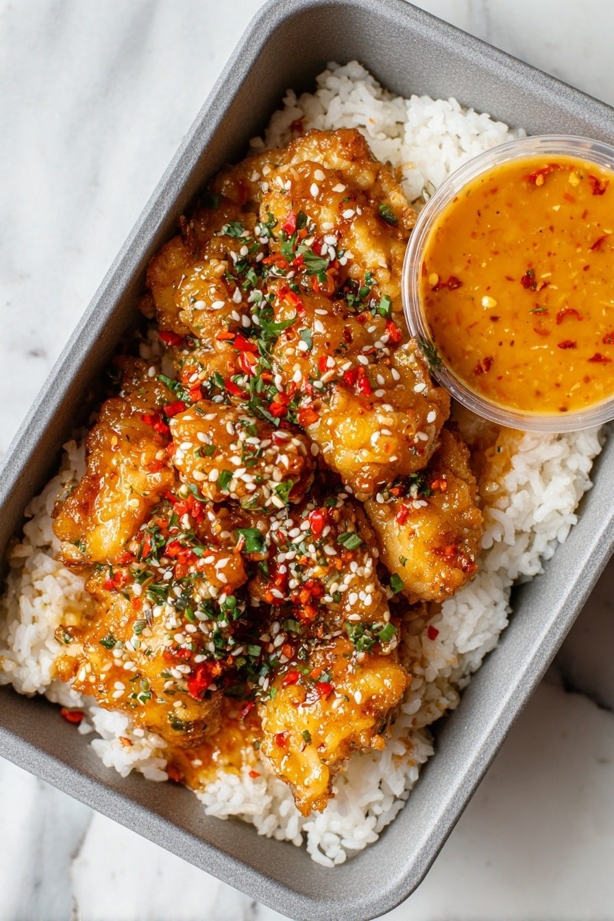 Spicy Bang Bang Chicken Recipe - Article Image 1 — Spicy Bang Bang Chicken, spicy chicken recipes, crispy chicken dishes, easy chicken stir-fry, flavorful chicken mains