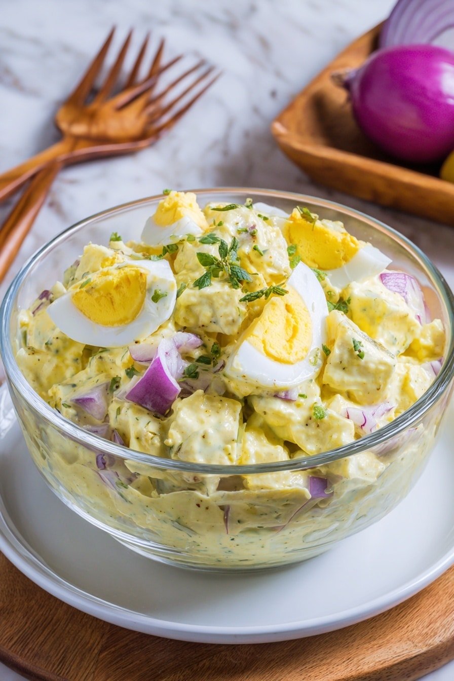 Creamy Miracle Whip Potato Salad Recipe - Article Image 2 — Creamy Miracle Whip Potato Salad, Miracle Whip potato salad, easy potato salad recipe, tangy potato salad, summer side dish