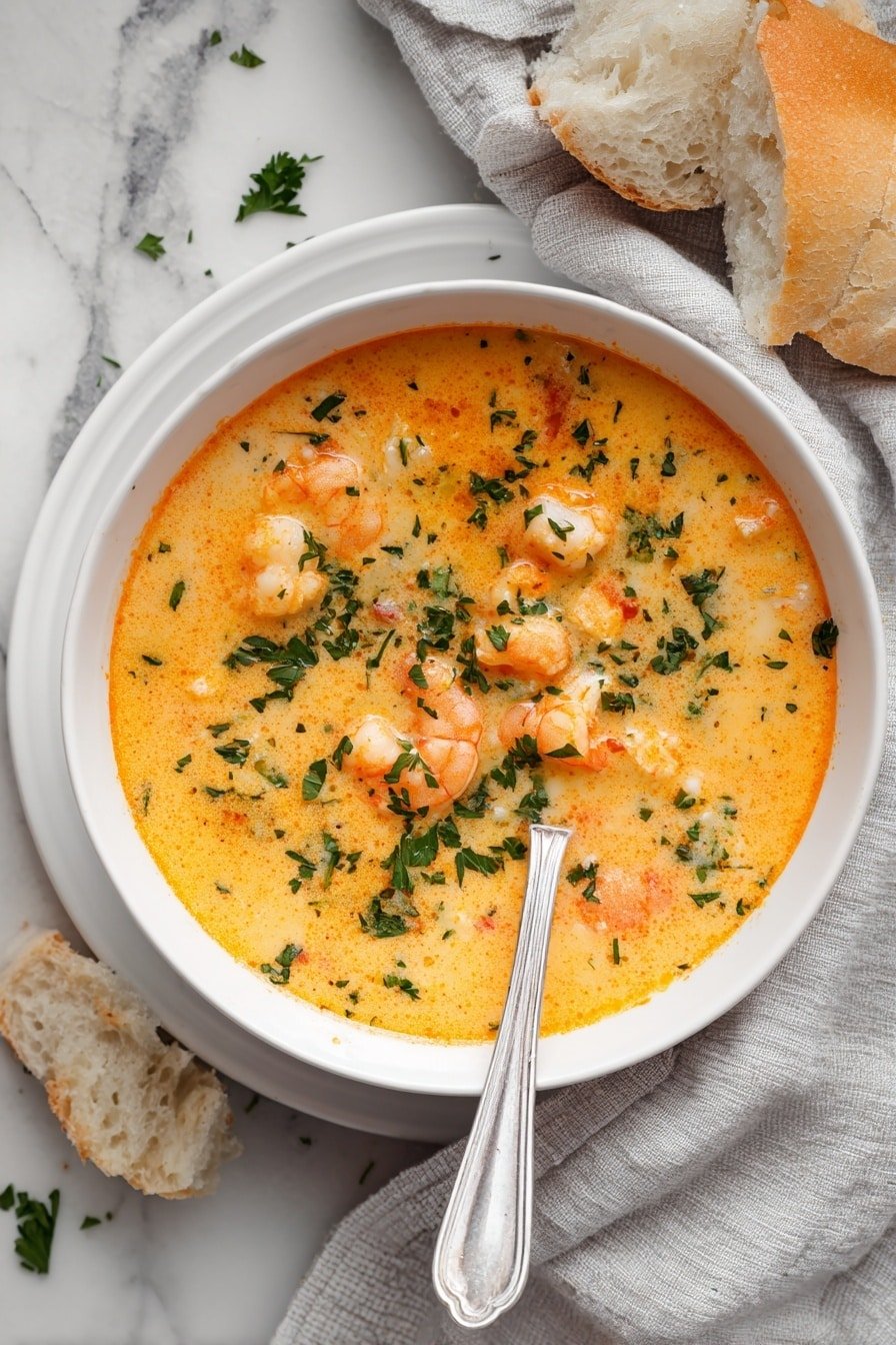 Creamy Shrimp and Crab Seafood Bisque Recipe - Article Image 1 — Creamy Shrimp and Crab Seafood Bisque, seafood bisque recipe, shrimp and crab soup, comfort seafood recipe, easy seafood bisque