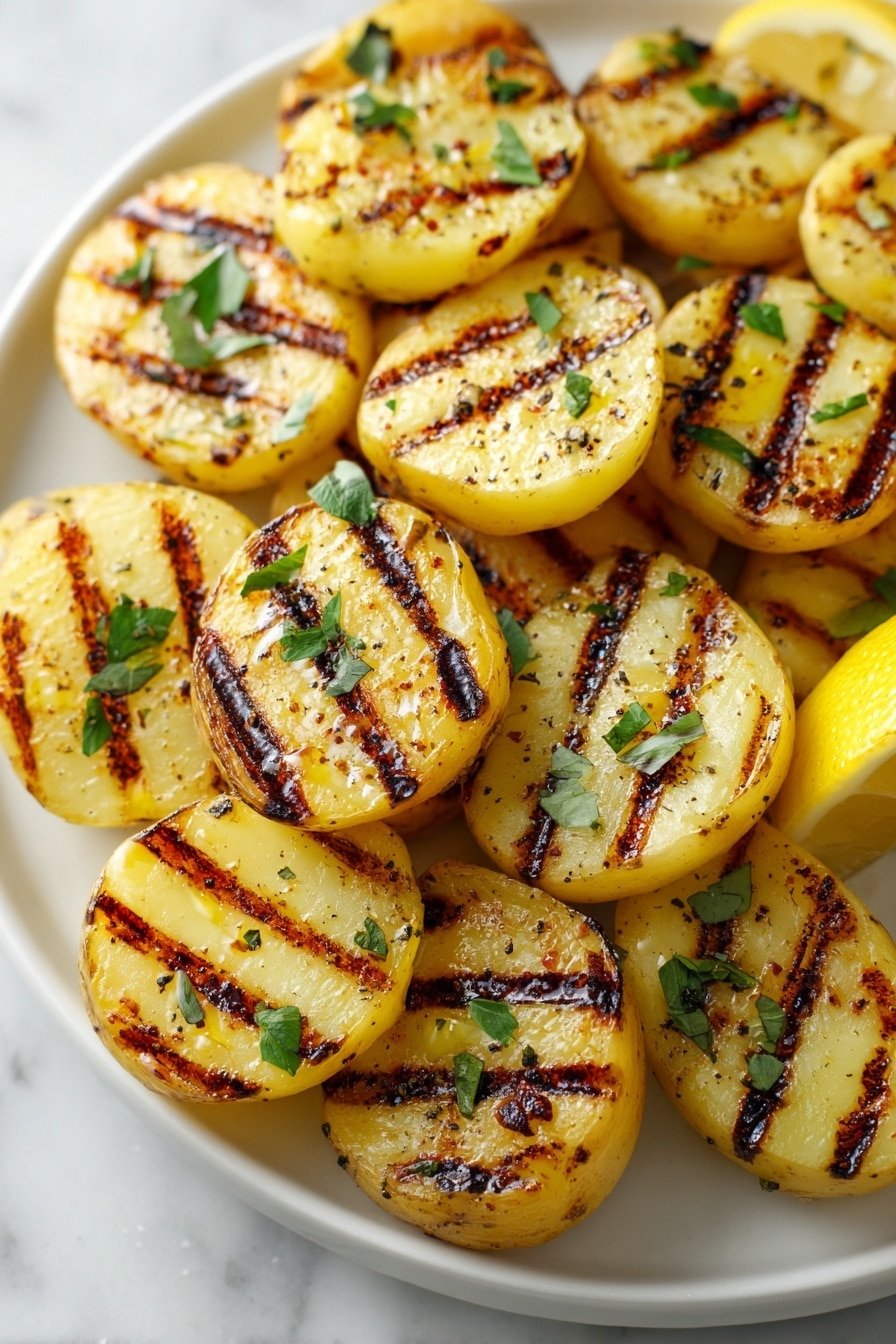 Grilled Potatoes with Turkey Bacon Recipe - Article Image 2 — Grilled Potatoes with Turkey Bacon, grilled potato side dishes, turkey bacon recipes, easy summer grill recipes, smoky bacon potato side