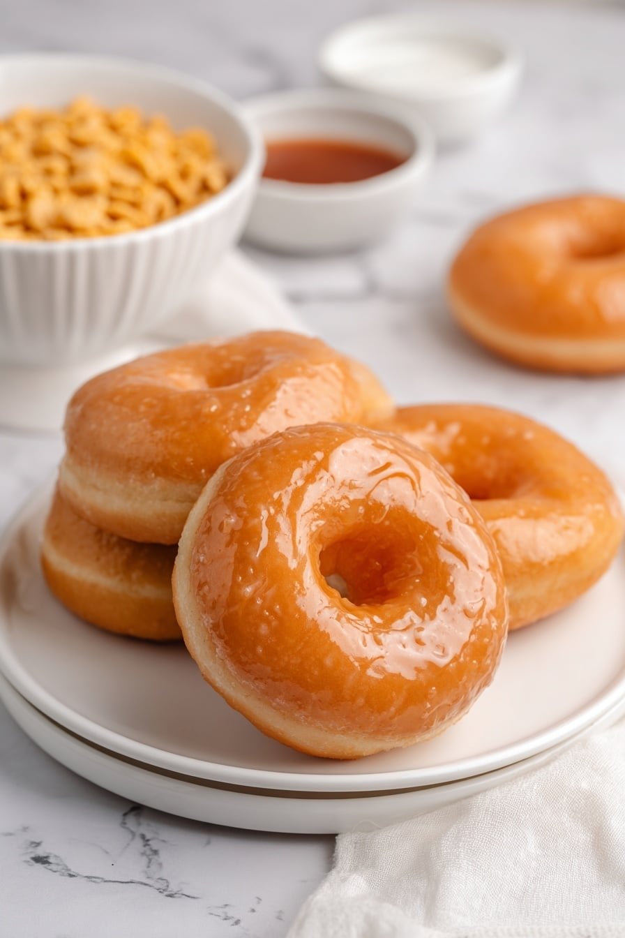 Crème Brûlée Donuts Recipe - Article Image 1 — Crème Brûlée Donuts, crème brûlée donut recipe, caramelized sugar donuts, custard-filled donuts, elegant breakfast treats