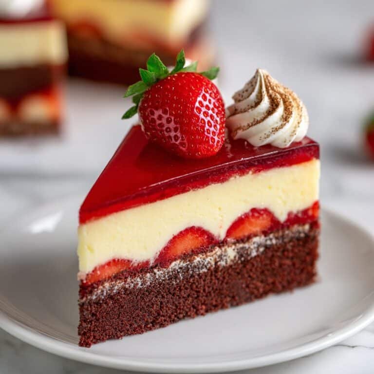 Red Velvet Strawberry Cheesecake Recipe