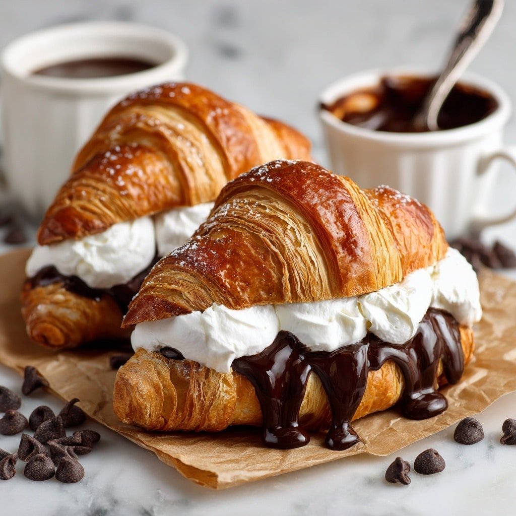 Chocolate Cream Cheese Danish Recipe - Article Image 2 — Chocolate Cream Cheese Danish Recipe, flaky puff pastry dessert, easy filling Danish, chocolate ganache Danish, homemade breakfast Danish