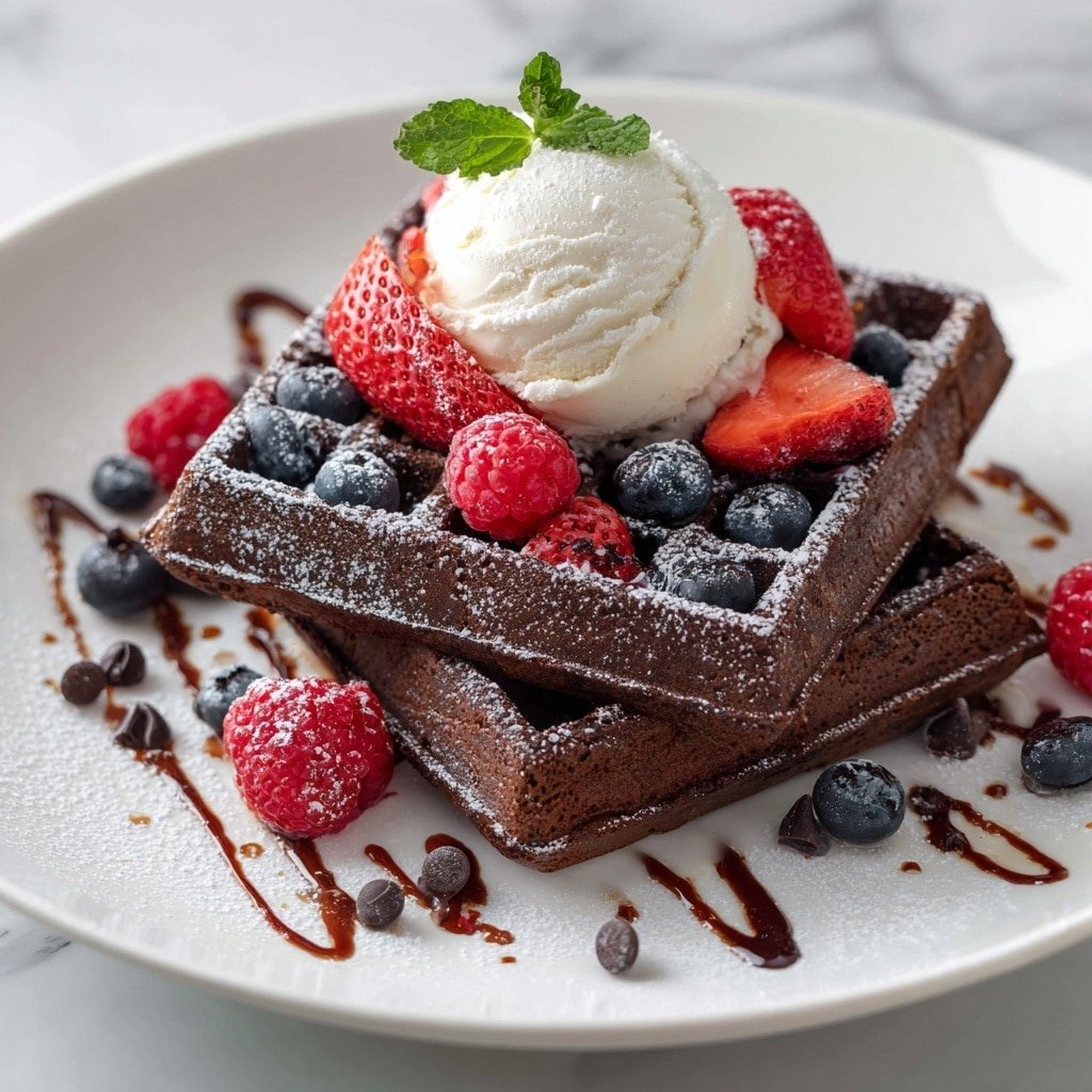 Chocolate Waffles Recipe - Article Image 2 — Chocolate Waffles, chocolate waffles recipe, how to make chocolate waffles, easy chocolate waffles, delicious chocolate breakfast