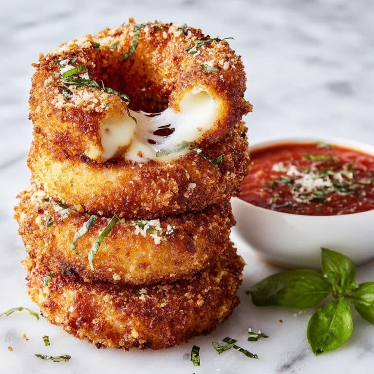 Cheese-Stuffed Onion Rings Recipe