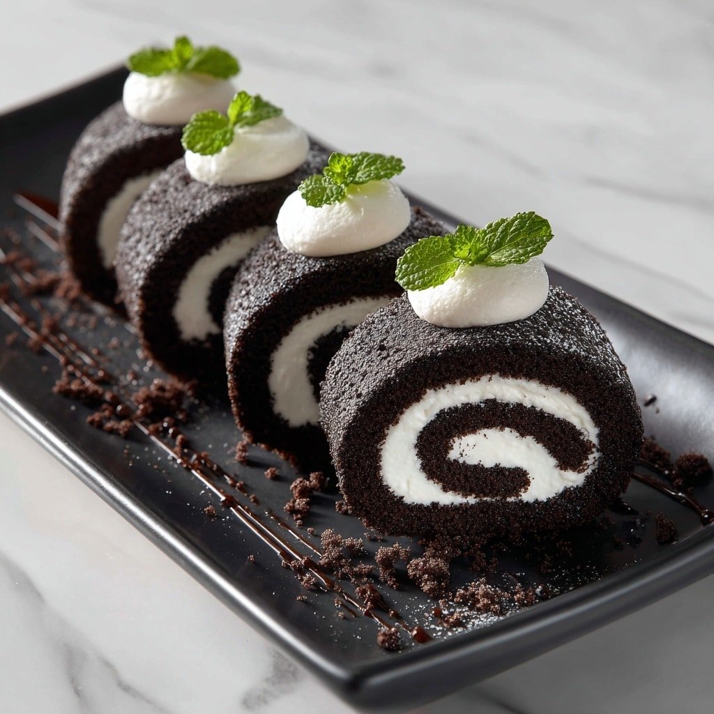 Oreo Sushi Roll Recipe - Article Image 1 — Oreo Sushi Roll, Oreo Sushi Dessert, Sweet Sushi Roll, No-Bake Oreo Treats, Chocolate Cookie Sushi