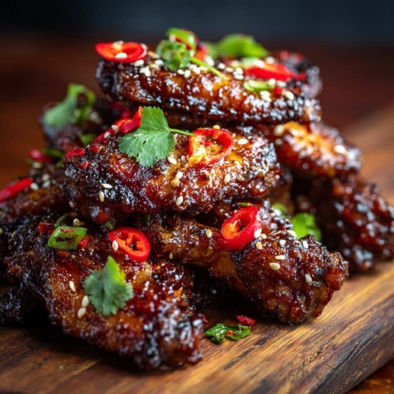 Sticky Chinese Chicken Wings Recipe