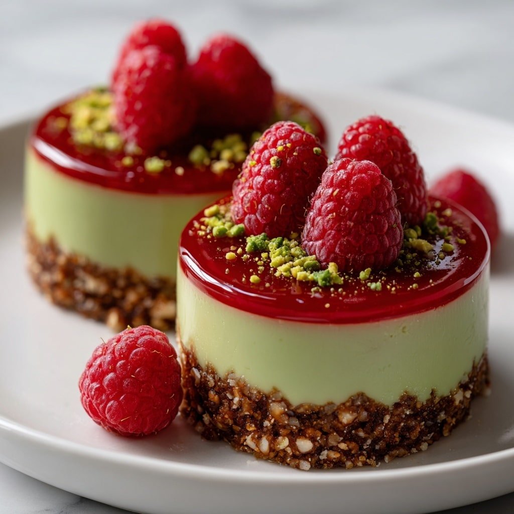 Pistachio Raspberry Cheesecake Domes Recipe - Article Image 2 — Pistachio Raspberry Cheesecake Domes, pistachio raspberry dessert, elegant cheesecake domes, no-bake cheesecake recipes, berry pistachio sweet treat