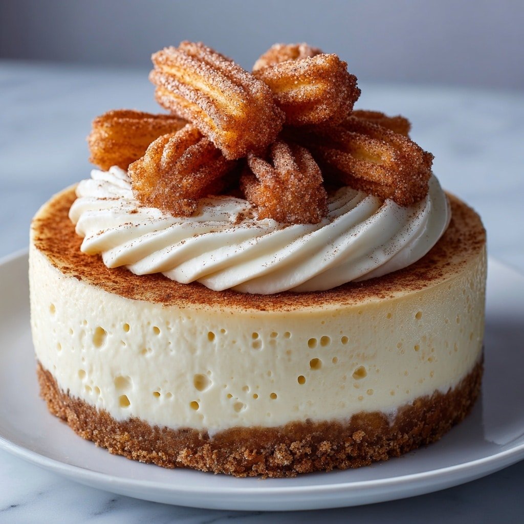 Churro Cheesecake Recipe - Article Image 2 — Churro Cheesecake, cinnamon dessert recipe, easy cheesecake with churro flavor, indulgent cinnamon cheesecake, fun dessert for parties