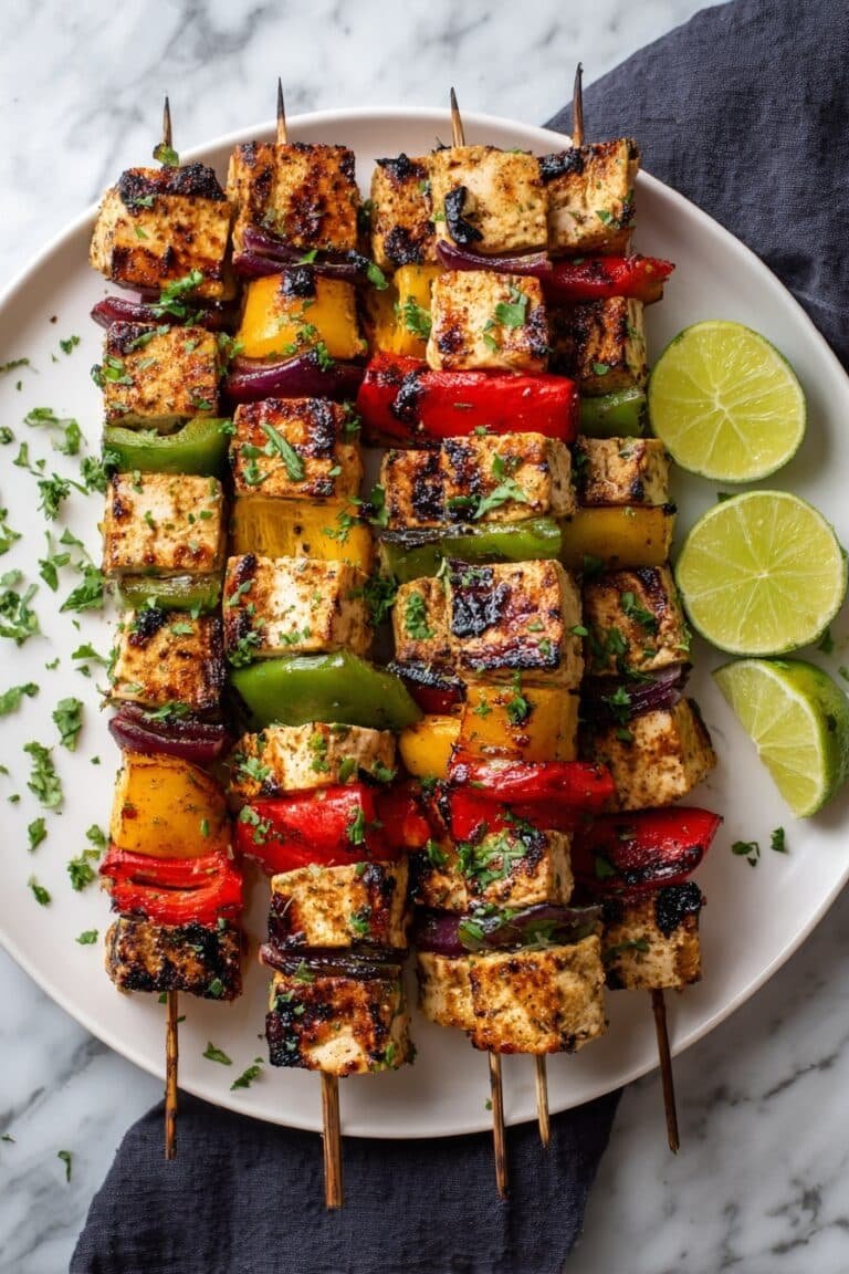 Fajita Chicken Kabobs Recipe