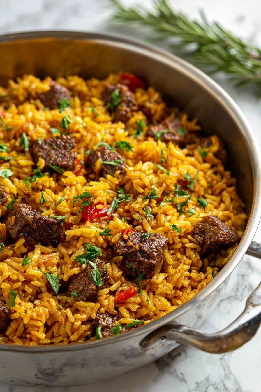 Beef Orzo Giouvetsi Recipe - Article Image 2 — Beef Orzo Giouvetsi, Greek beef and orzo casserole, hearty Greek beef dish, oven-baked beef and pasta, comforting Greek one-pot meal