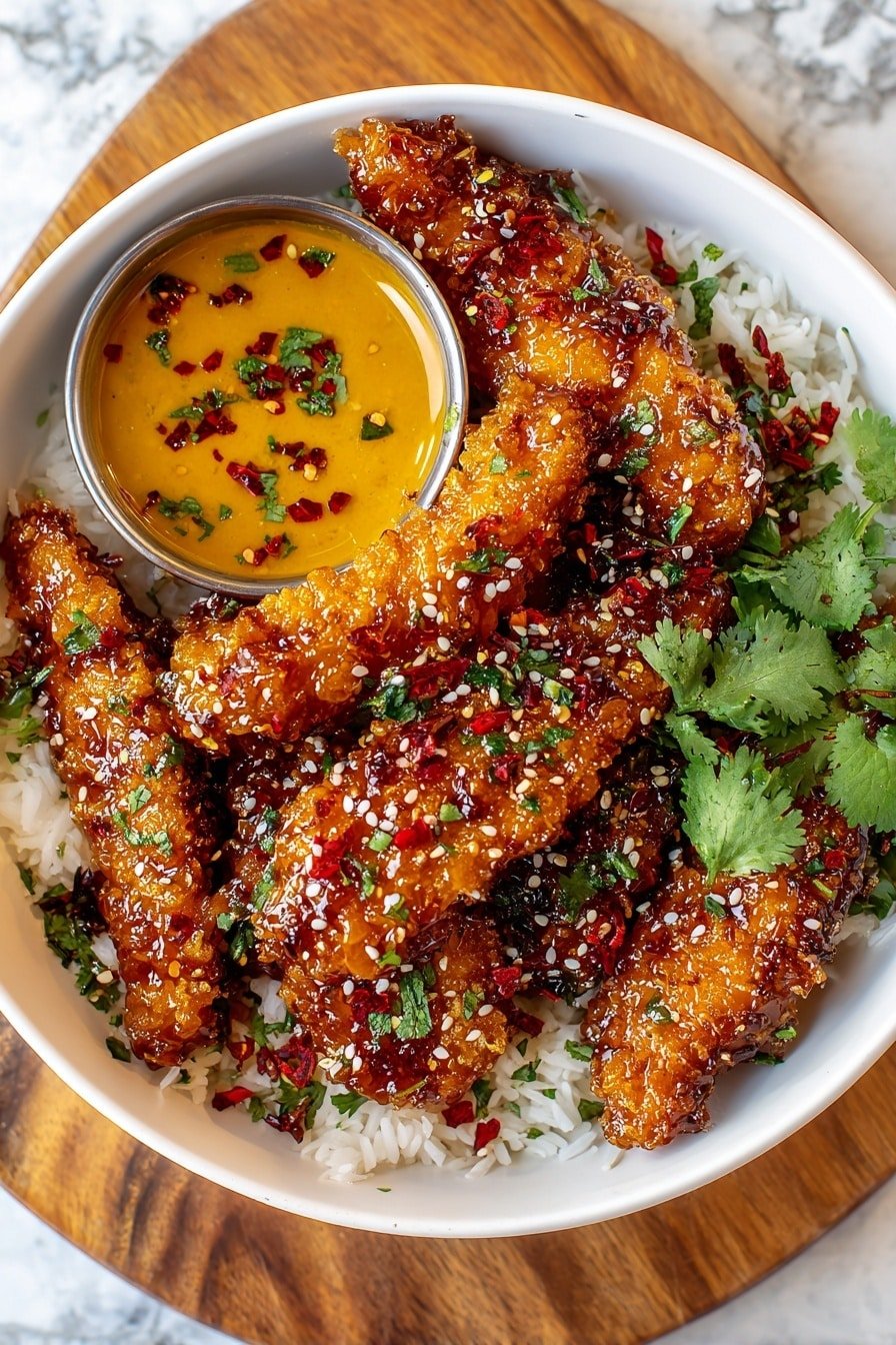 Spicy Bang Bang Chicken Recipe - Article Image 2 — Spicy Bang Bang Chicken, spicy chicken recipes, crispy chicken dishes, easy chicken stir-fry, flavorful chicken mains