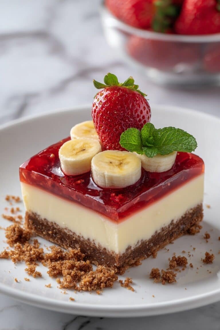 Banana Strawberry Cheesecake Recipe