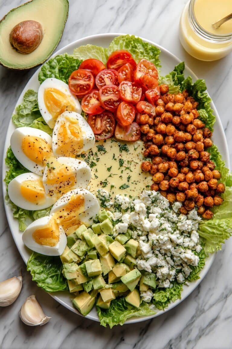 Crispy Chickpea Cobb Salad Recipe
