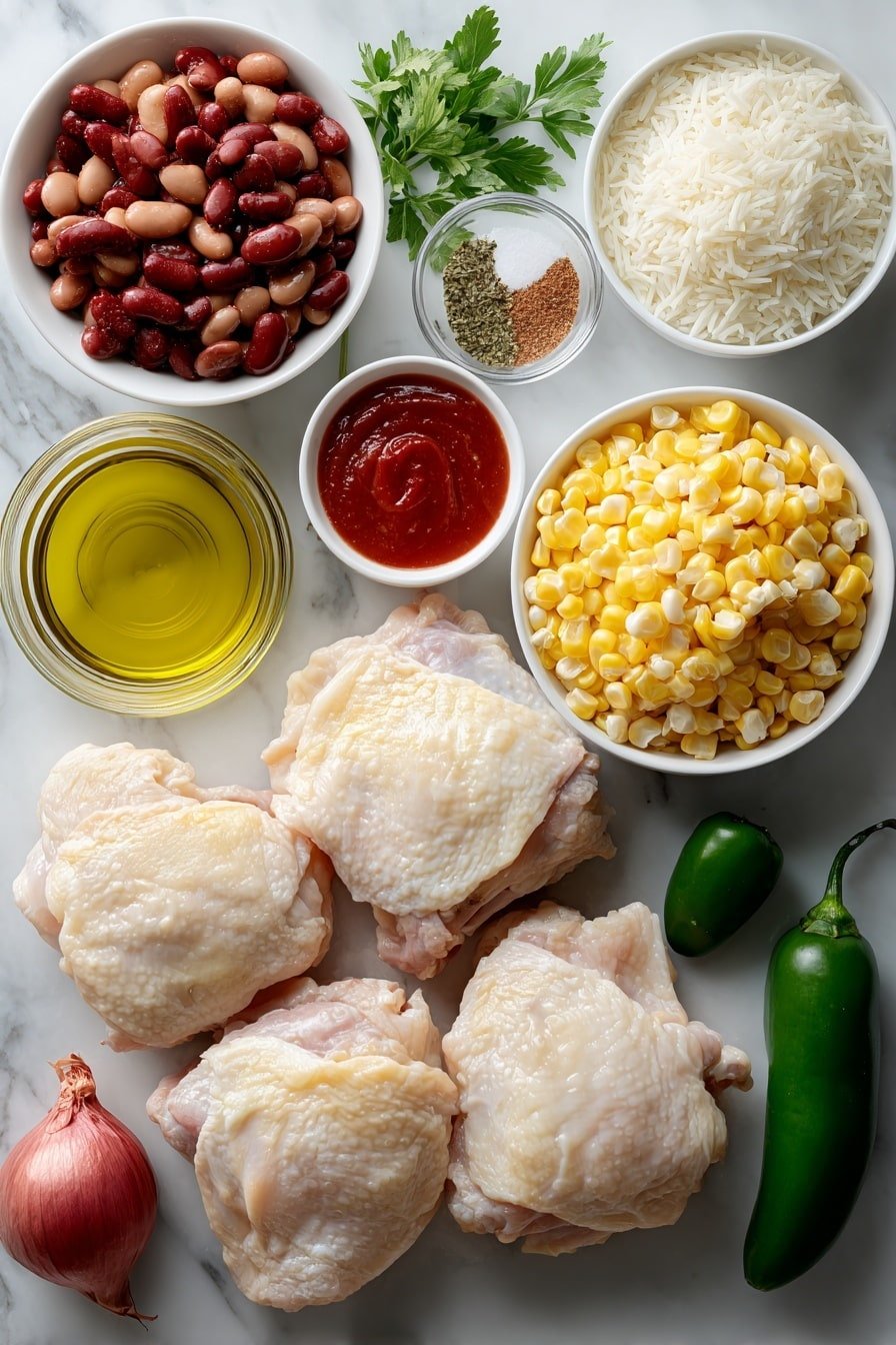 Creamy Chipotle Chicken Soup Recipe - Ingredients Image — Creamy Chipotle Chicken Soup, smoky chicken soup, spicy creamy soup, comforting chicken and corn soup, easy weeknight soup