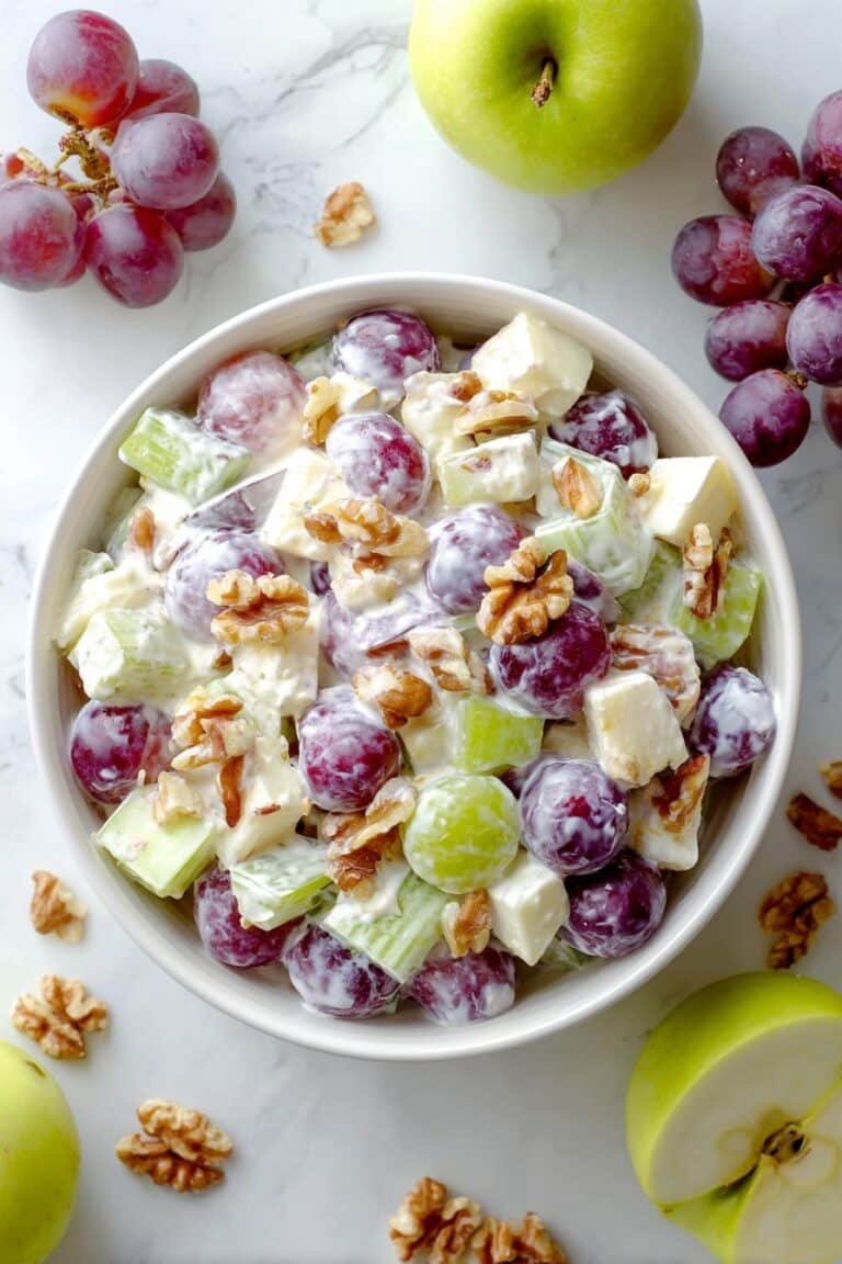 Classic Waldorf Salad with Apples and Walnuts Recipe
