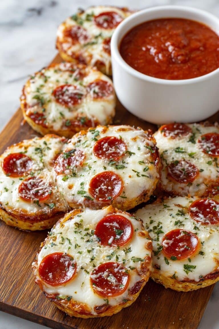 Cheesy Pepperoni Pizza Bites Recipe
