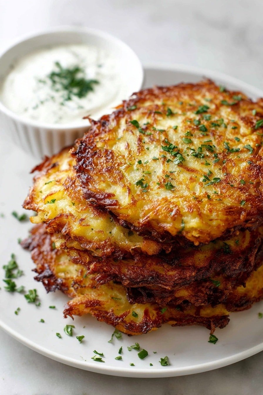 Crispy German Potato Pancakes Recipe - Article Image 2 — Crispy German Potato Pancakes, German potato pancakes recipe, how to make German potato pancakes, crispy potato pancakes, traditional German pancakes