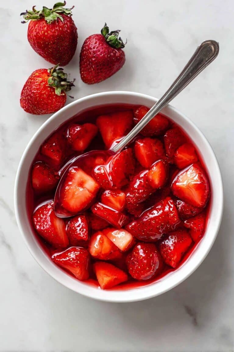 Easy Strawberry Sauce Recipe