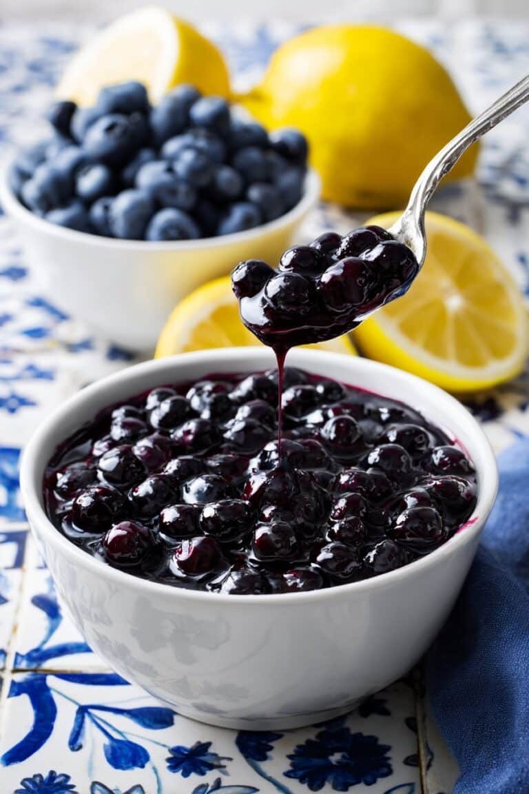 Easy Blueberry Compote Sauce Recipe