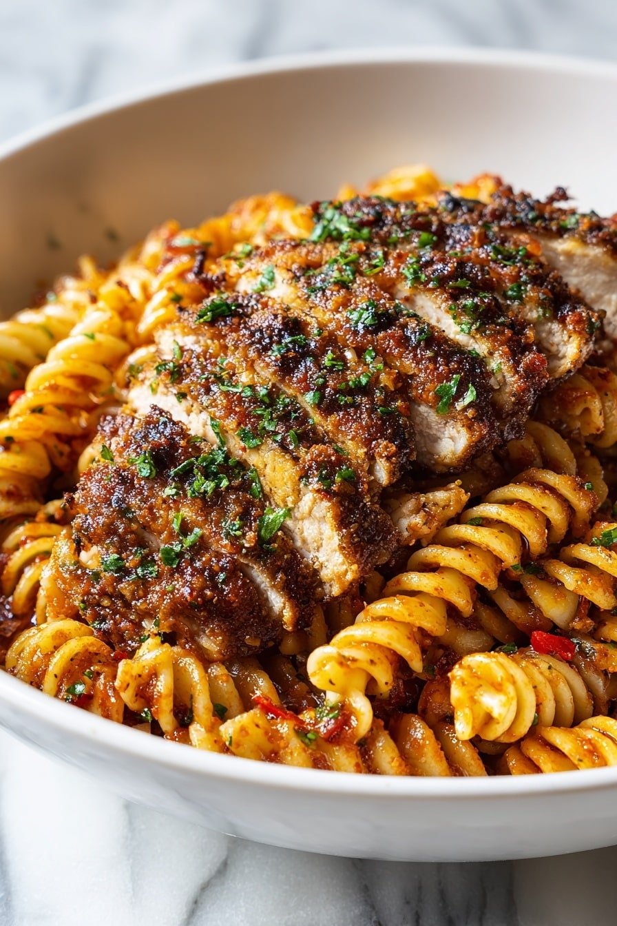 Honey Pepper Chicken Pasta Recipe - Article Image 1 — Honey Pepper Chicken Pasta, Honey Pepper Chicken Pasta recipe, easy chicken pasta dinner, quick pasta with honey and pepper, comforting chicken pasta dish