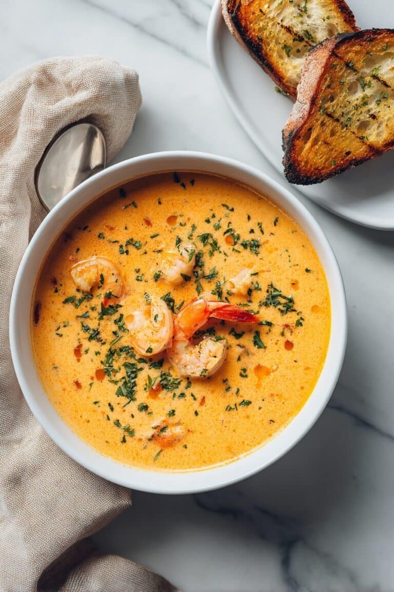 Creamy Shrimp and Crab Seafood Bisque Recipe