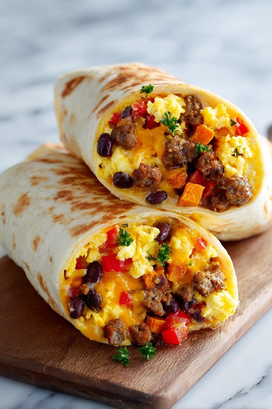 Sweet Potato Breakfast Burritos Recipe - Article Image 1 — Sweet Potato Breakfast Burritos, Breakfast Burritos with Sweet Potatoes, Healthy Breakfast Burritos, Easy Breakfast Burrito Recipes, Weekend Breakfast Ideas