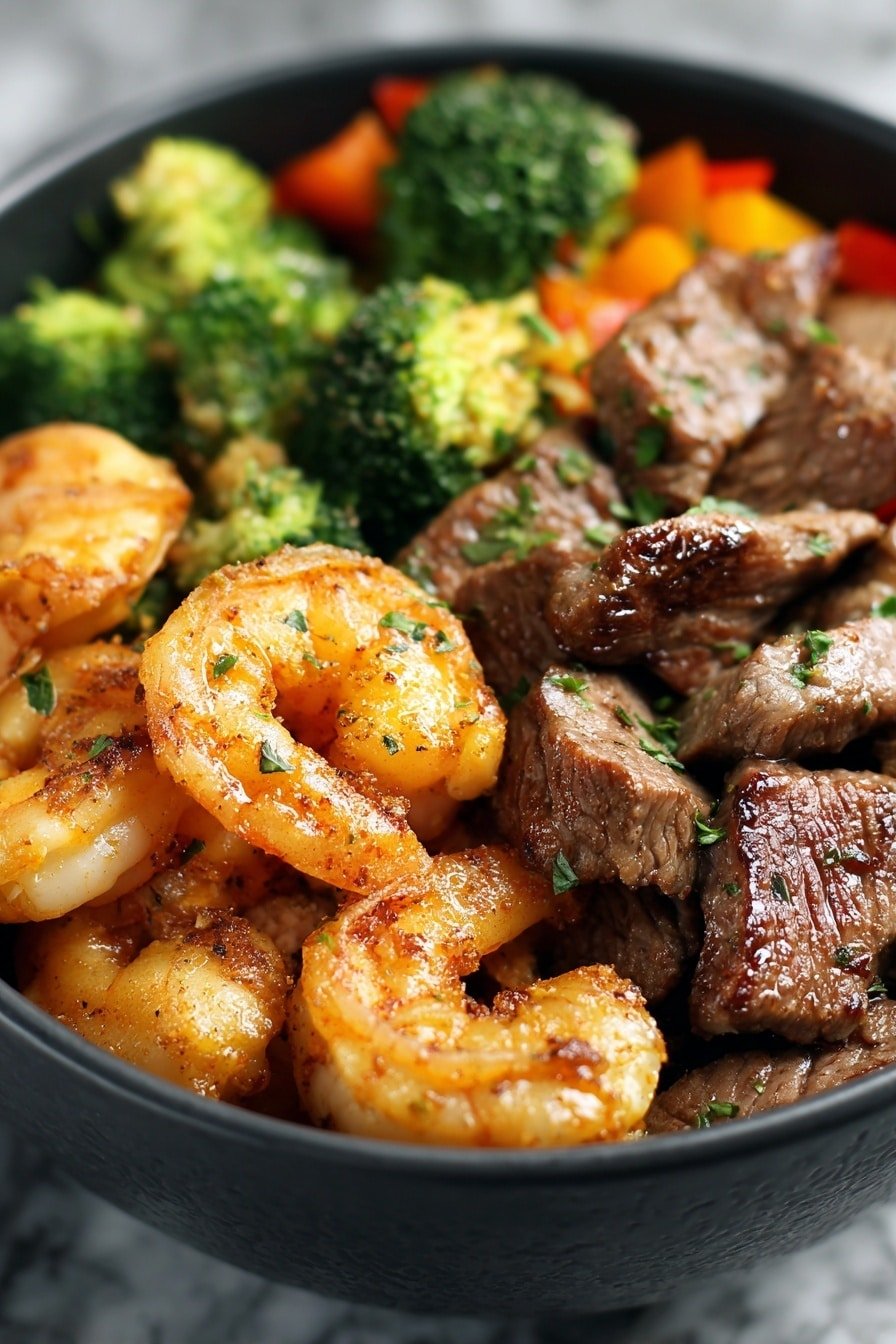 Beef and Shrimp Stir Fry Recipe - Article Image 2 — Beef and Shrimp Stir Fry, stir fry with beef and shrimp, quick Asian stir fry, healthy beef and shrimp recipe, savory stir fry dinner