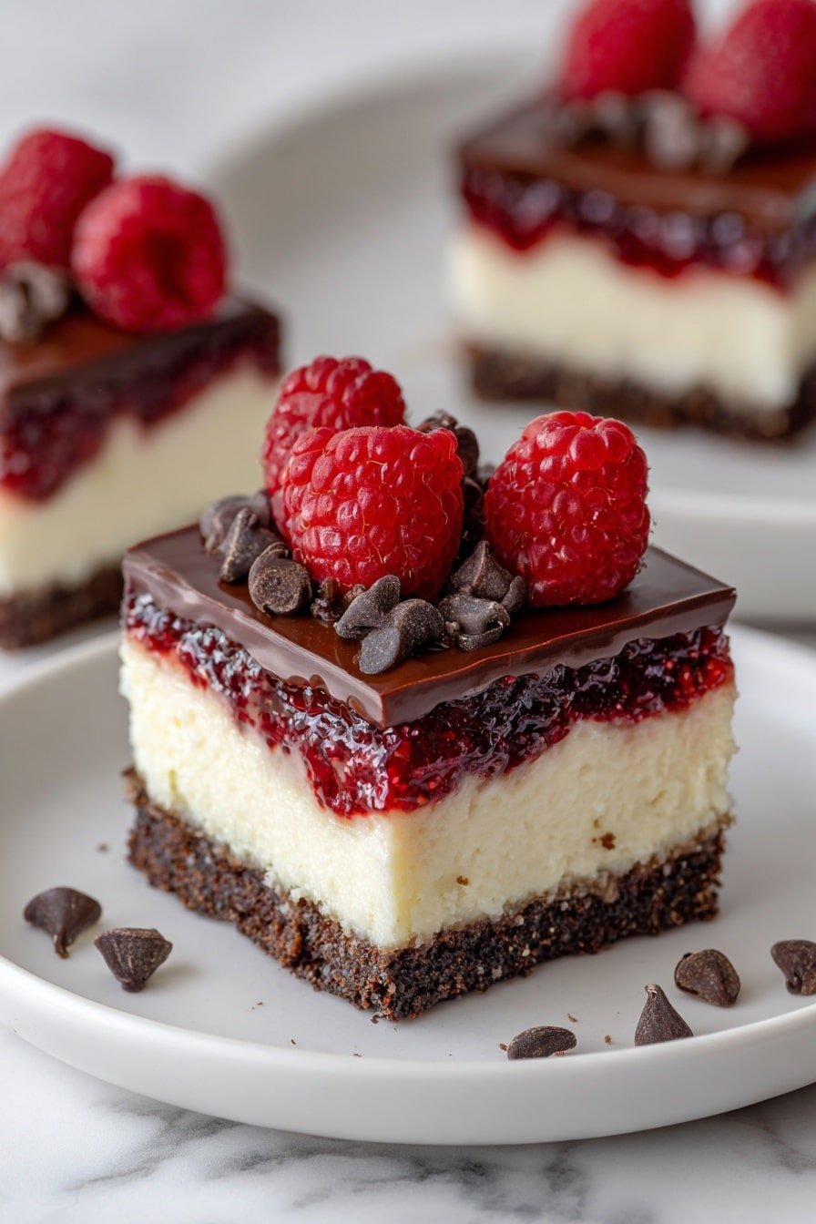 Dark Chocolate Raspberry Cheesecake Recipe - Article Image 2 — Dark Chocolate Raspberry Cheesecake, Chocolate Raspberry Cheesecake, Indulgent Cheesecake with Raspberries, Easy Cheesecake Recipes, Velvety Chocolate Raspberry Dessert