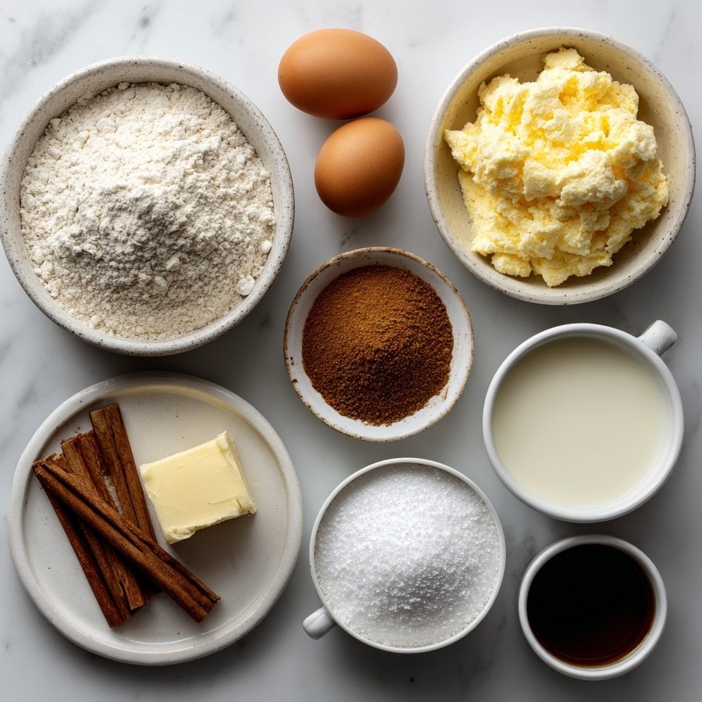 Cinnamon Knots with Coffee Glaze Recipe - Ingredients Image — Cinnamon Knots with Coffee Glaze, cinnamon knots recipe, coffee glaze pastry, breakfast cinnamon knots, easy cinnamon roll knots