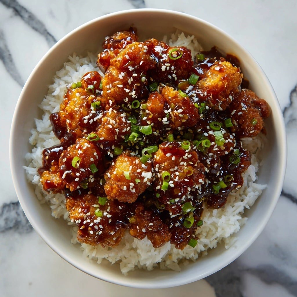 Crispy Sesame Chicken with Sticky Sauce Recipe - Article Image 1 — Crispy Sesame Chicken with Sticky Sauce, crispy sesame chicken, sticky sauce chicken recipe, Asian-inspired chicken, easy sesame chicken recipe