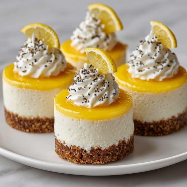 Lemon Cheesecake Minis Recipe