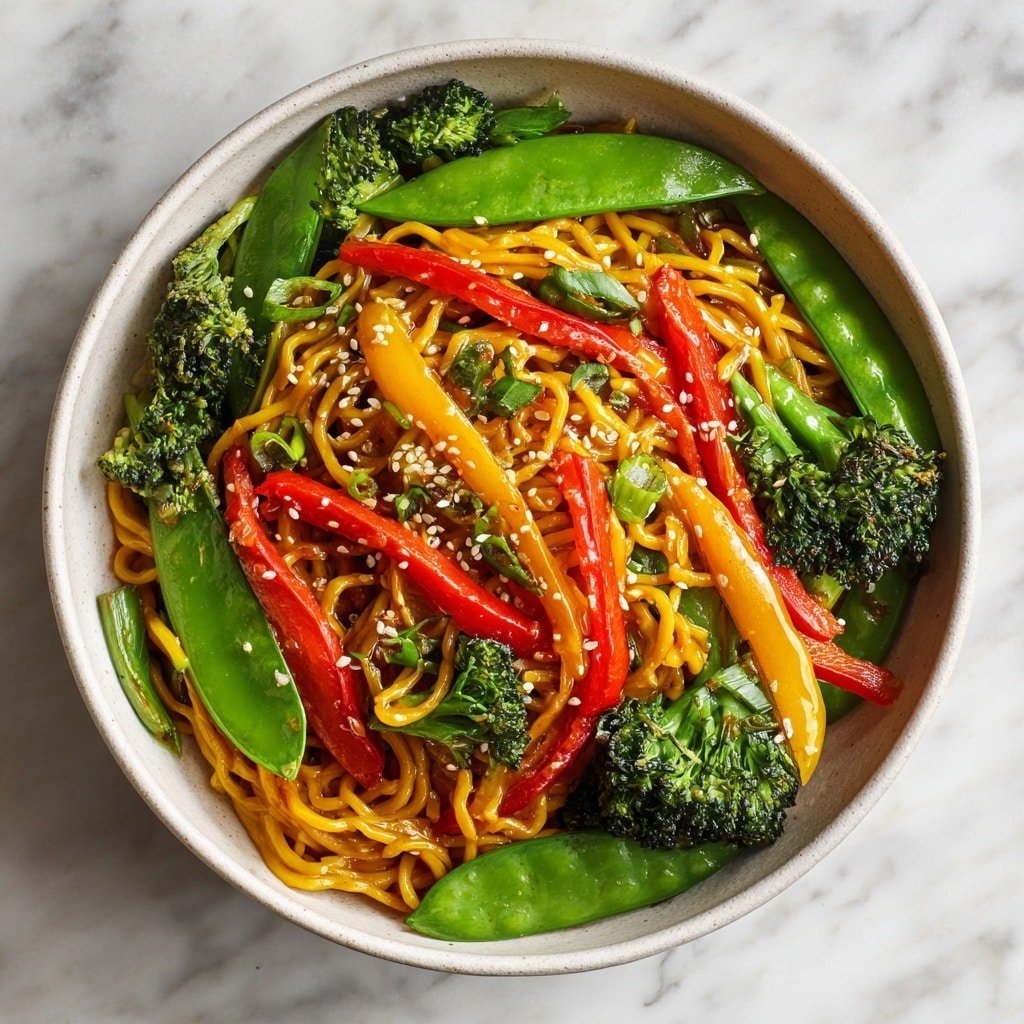 Vegetable Stir-Fry Noodles Recipe - Article Image 1 — Vegetable Stir-Fry Noodles, healthy vegetable stir-fry, quick noodle stir-fry, easy stir-fry recipes, colorful noodle dishes