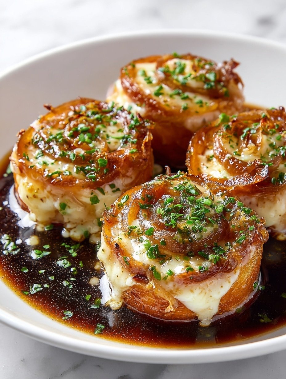 French Onion Steak Pinwheels Recipe - Article Image 2 — French Onion Steak Pinwheels, French Onion Steak Pinwheels recipe, how to make French Onion Steak Pinwheels, easy French Onion steak appetizer, savory steak pinwheels