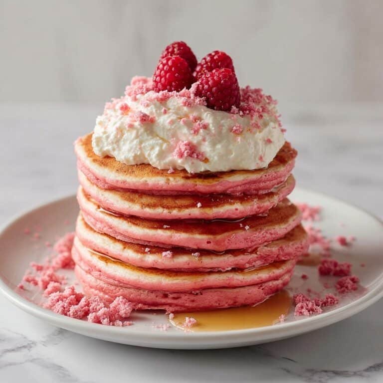 Pink Galentines Pancakes Recipe