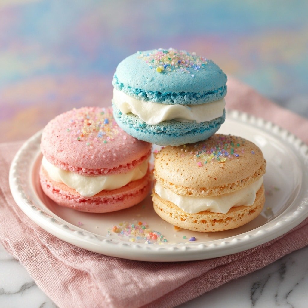 Pastel Sugar Cookie Sandwiches Recipe - Article Image 2 — Pastel Sugar Cookie Sandwiches, festive cookie sandwiches, colorful dessert ideas, spring holiday treats, easy cookie sandwich recipe