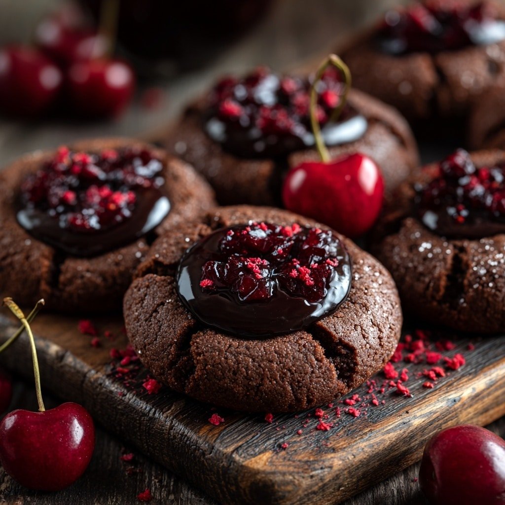 Chocolate Cherry Cookies Recipe - Article Image 1 — Chocolate Cherry Cookies, chocolate cherry cookies recipe, easy chocolate cherry cookies, best cherry chocolate cookies, chewy cherry chocolate cookies