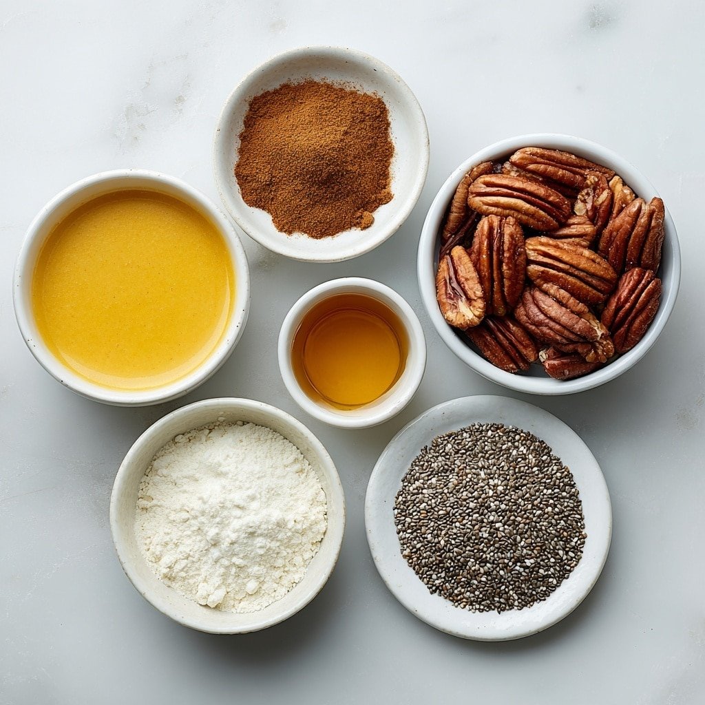 Healthy Pumpkin Chia Pudding Recipe - Ingredients Image — Healthy Pumpkin Chia Pudding, Pumpkin Chia Pudding Recipe, Autumn Vegan Pudding, Nourishing Pumpkin Dessert, Easy Chia Pudding with Pumpkin