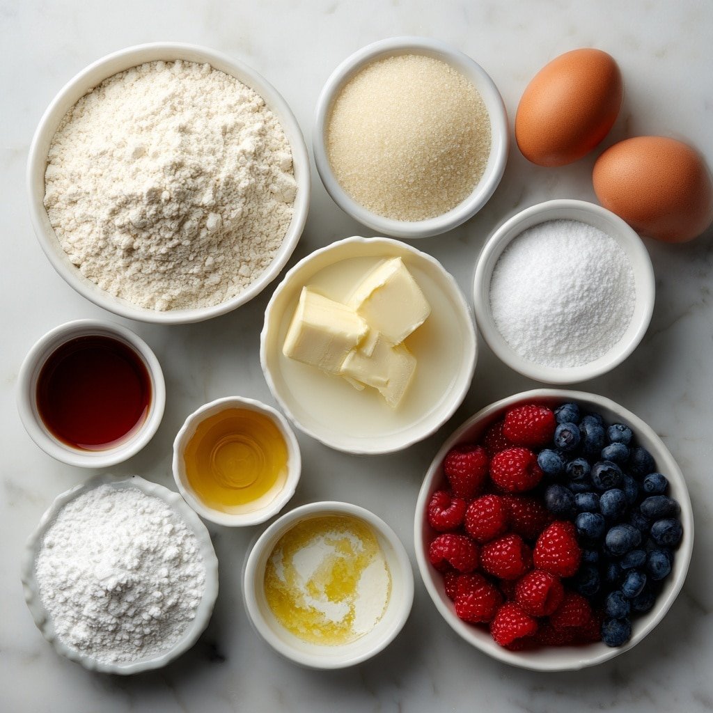 Heart-Shaped Pancakes with Berry Syrup Recipe - Ingredients Image — Heart-Shaped Pancakes with Berry Syrup, Valentine’s Day Breakfast Ideas, Easy Pancake Breakfast Recipes, Romantic Morning Brunch, Breakfast for Loved Ones