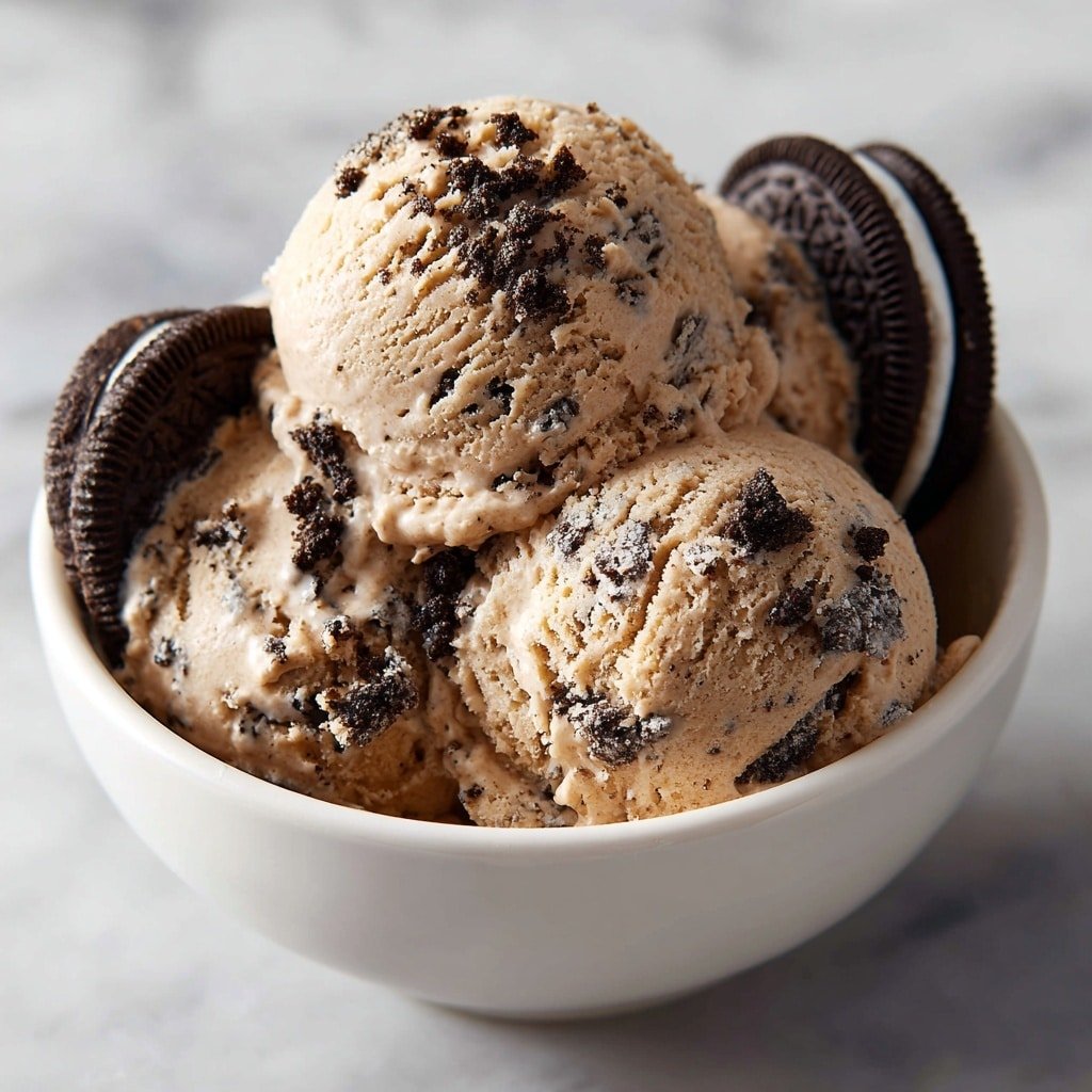 Chocolate Oreo Protein Ice Cream Recipe - Article Image 1 — Chocolate Oreo Protein Ice Cream, healthy protein ice cream with Oreos, easy homemade chocolate ice cream, nutritious Oreo dessert, high-protein chocolate treat