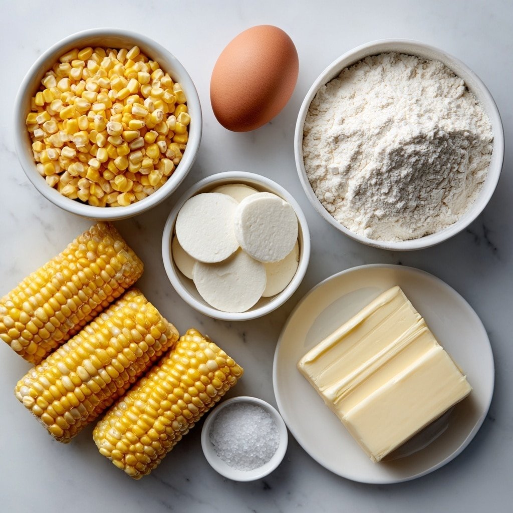 Venezuelan Sweet Corn Cachapas with Mozzarella Recipe - Ingredients Image — Venezuelan Sweet Corn Cachapas with Mozzarella, Venezuelan corn pancakes, easy Venezuelan cachapas, cheesy corn cachapas, traditional Venezuelan recipes