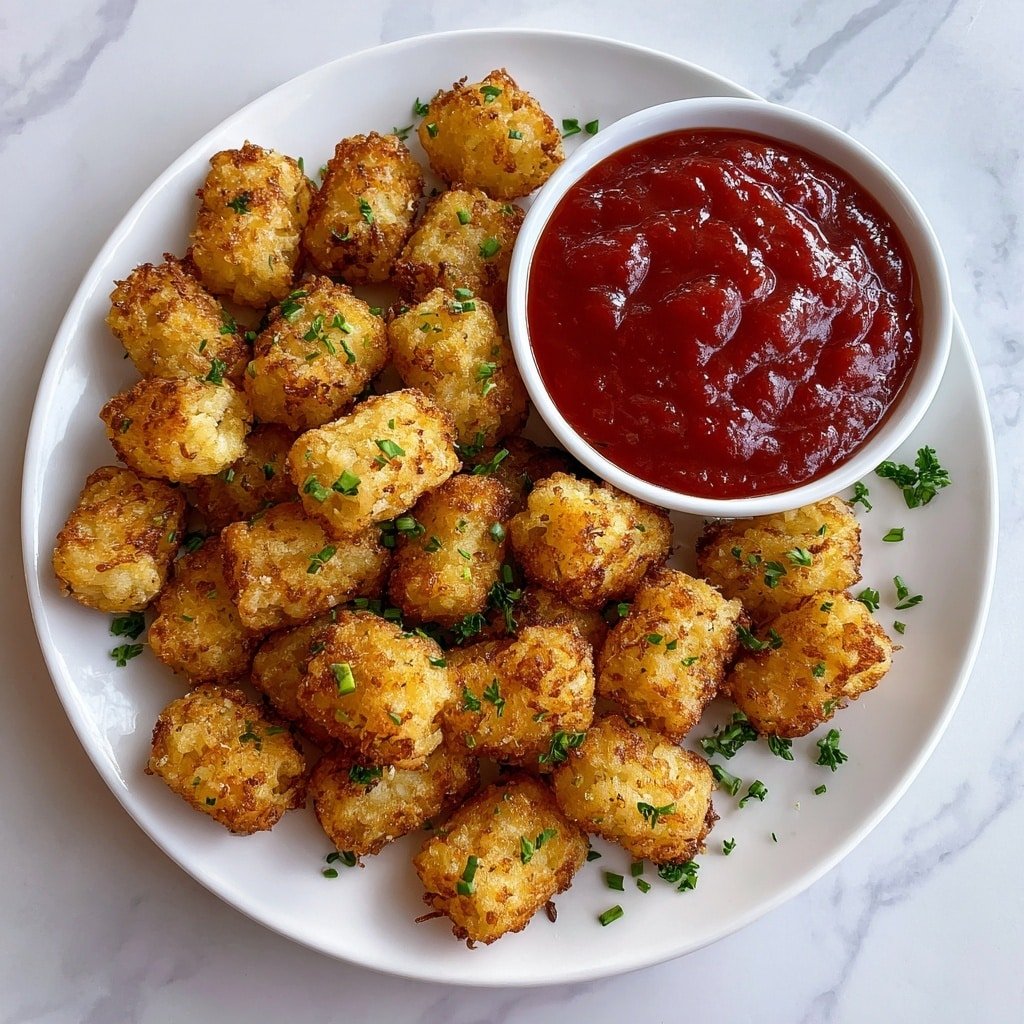 Crispy Air Fryer Cauliflower Tots Recipe - Article Image 1 — Crispy Air Fryer Cauliflower Tots, healthy cauliflower snack, easy cauliflower recipes, low-calorie finger foods, gluten-free cauliflower bites