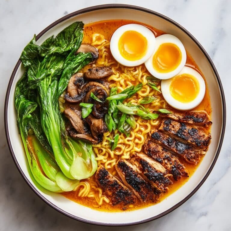 Peanut Miso Chicken Ramen Recipe