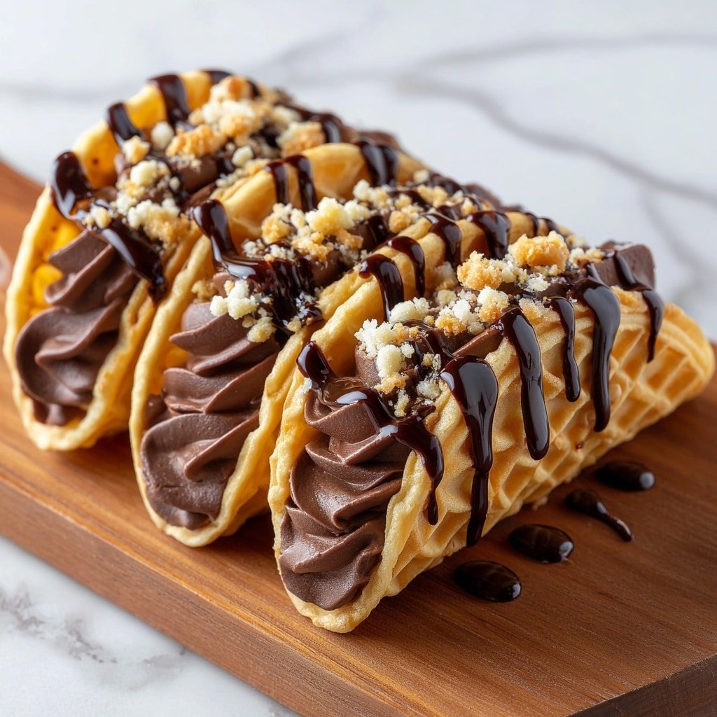 Homemade Choco Tacos with Ice Cream Recipe - Article Image 2 — Homemade Choco Tacos with Ice Cream, easy homemade choco tacos, how to make choco tacos at home, best choco taco recipe, homemade ice cream treats