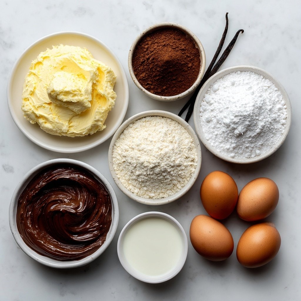 Vegan Nutella Linzer Cookies Recipe - Ingredients Image — Vegan Nutella Linzer Cookies, vegan cookie recipes, chocolate hazelnut cookies, plant-based holiday treats, homemade vegan cookies