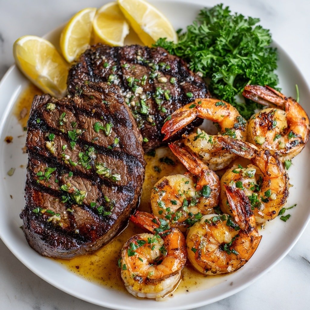 Blackened Steak and Shrimp Skillet Recipe - Article Image 1 — Blackened Steak and Shrimp Skillet, Blackened Steak and Shrimp, Surf and Turf Skillet, Easy Steak and Shrimp Recipe, Quick Weeknight Steak and Shrimp